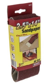 2.5" X 14" 80-GRIT SAND