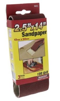 2.5" X 14" 150-GRIT SAND BELT
