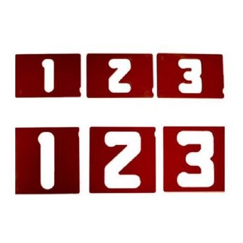 1-1/2+2-1/2 VERT NUMBER SET