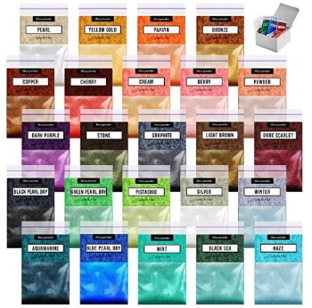 MICA POWDER ASSORTMENT 24 COLO