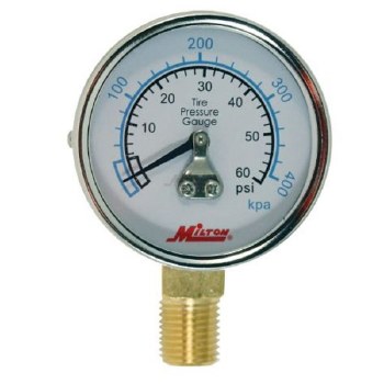 PRESSURE GAUGE 0-60 PSI BOTTOM