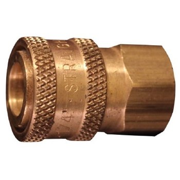 1/4" NPT STRAIT THRU F COUPLER