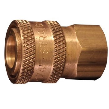 3/8" NPT STRAIT THRU F COUPLER