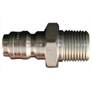 3/8" NPT STRAIT THRU MALE PLUG