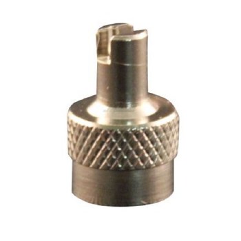 METAL VALVE CAP, SCREWDRIVER TYPE