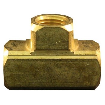 BRASS T FEMALE, 1/4" NPT