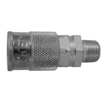H STYLE COUPLER 3/8 NPT MALE