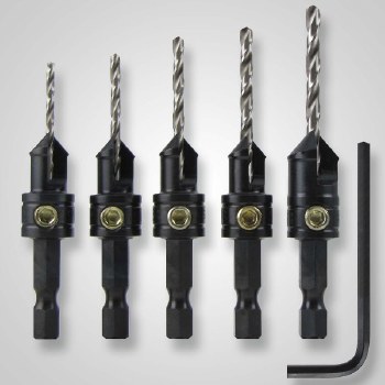 5PC COUNTERSINK SET