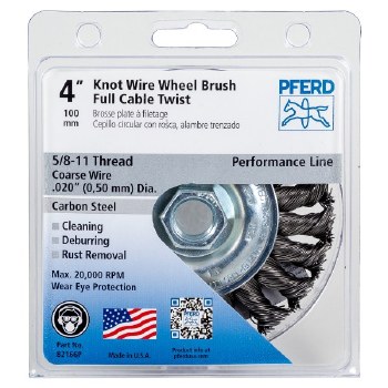 4" KNOT TEDWHEEL .020 3/8 WIDE