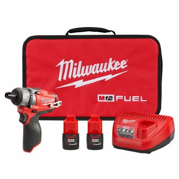 M12 FUEL 1/4" HEX 2SPD SCREWDRIVER KIT