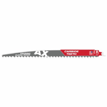 12" 3 TPI The AX with Carbide Teeth for Pruning SAWZALL Bld 1PK
