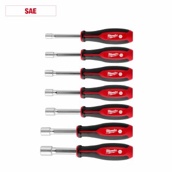 7pc SAE HollowCore Nut Drvrs
