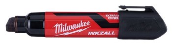 INKZALL XL BLACK CHISEL TIP