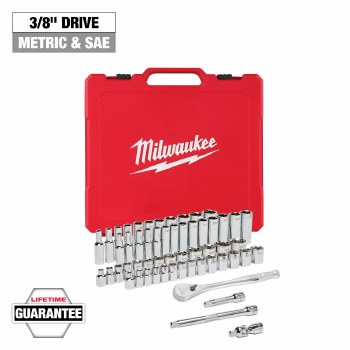 3/8" Dr SAE/MM 56pc Socket Set