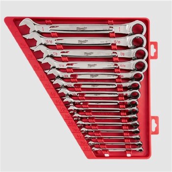 15pc Rat Comb Wr Set-SAE
