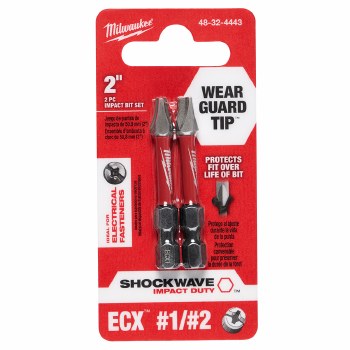 2" x ECX1 & ECX2 Bit / 2pk