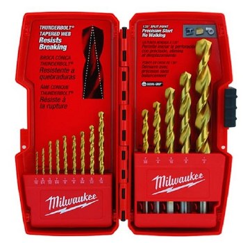 14 PC COATED DRILL BITS