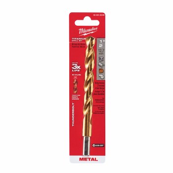 1/2" Titanium Coated Drill Bit