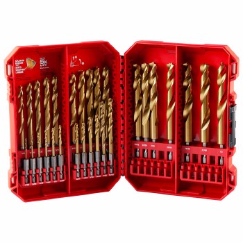 29pc 1/4" HEX TITANIUM DR BITS