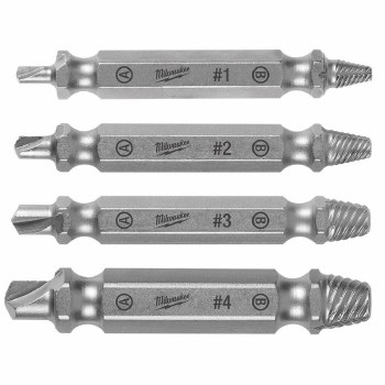 Steel Screw Extractor Set 4pc