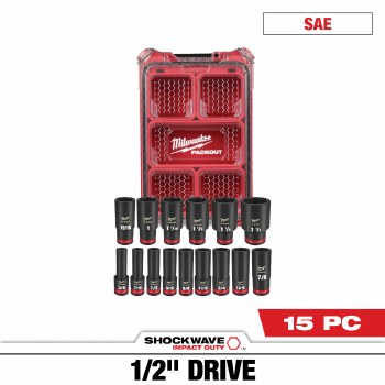 15pc SAE IMPACT SOCKET PACKOUT