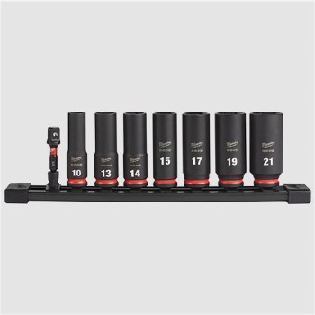 8PC Impct 3/8"DR Met Deep 6pt