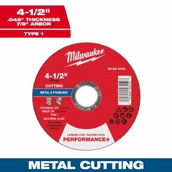 4-1/2"x.045"x7/8" Cut Off Whl