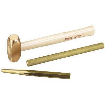 BRASS HAMMER & PUNCH SET