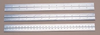 6" RIGID SCALE W/GROOVE 2ND
