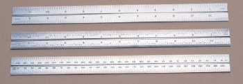 12" RIGID SCALE W/GROOVE 2ND