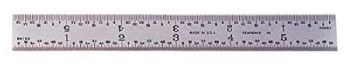 24" RIGID SCALE W/GROOVE 2ND