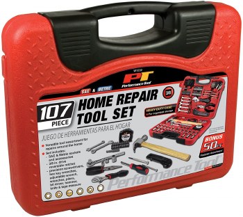107pc HOME/AUTO HAND TOOL SET