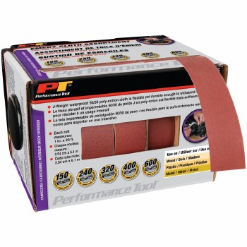 5pc. Assorted Emery Clth Rolls