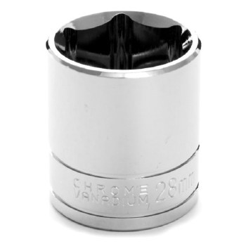 30mm x 1/2" DR SH CHR SKT 6PT