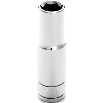 1/2" x 1/2" DR DEEP CHROME SOCKET 6PT