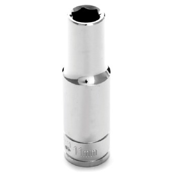 11MM x 1/2" DR DEEP CHROME SOCKET 6PT