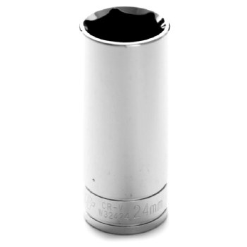 24MM x 1/2" DR DEEP CHROME SOCKET 6PT