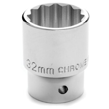32MM x 3/4" DR SHALLOW CHROME SOCKET 12PT