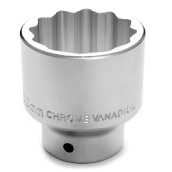 50MM x 3/4" DR SHALLOW CHROME SOCKET 12PT