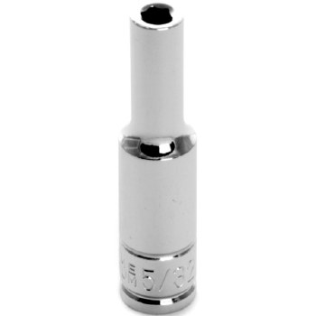 5/32" x 1/4" DR DEEP CHROME SOCKET 6PT