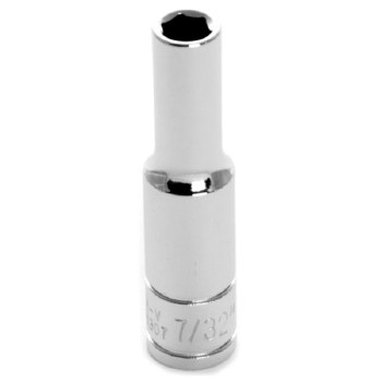 7/32" x 1/4" DR DEEP CHROME SOCKET 6PT