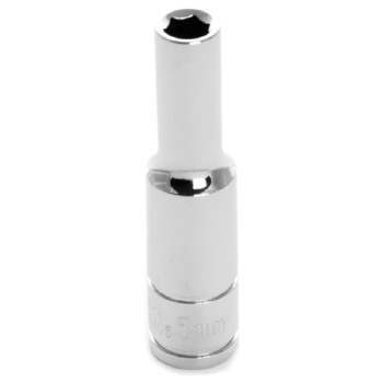 5MM x 1/4" DR DEEP CHROME SOCKET 6PT