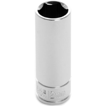 12MM x 1/4" DR DEEP CHROME SOCKET 6PT