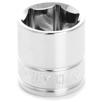 13/16"x3/8" DR SHALLOW CHROME SOCKET 6PT