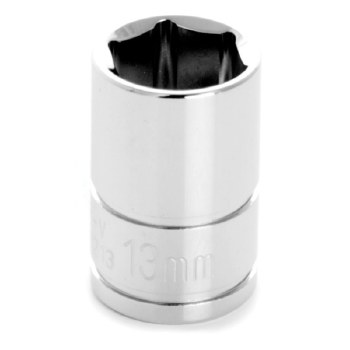 13MM x 3/8" DR SHALLOW CHROME SOCKET 6PT