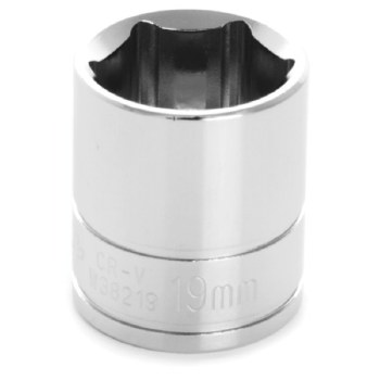19MM x 3/8" DR SHALLOW CHROME SOCKET 6PT
