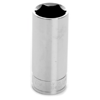 3/4" x 3/8" DR DEEP CHROME SOCKET 6PT