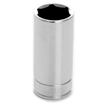 13/16x3/8" DR DEEP CHROME SOCKET 6PT