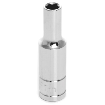 7MM x 3/8" DR DEEP CHROME SOCKET 6PT
