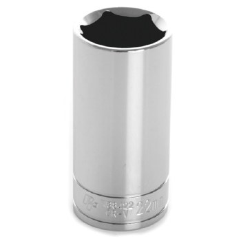 22MM x 3/8" DR DEEP CHROME SOCKET 6PT